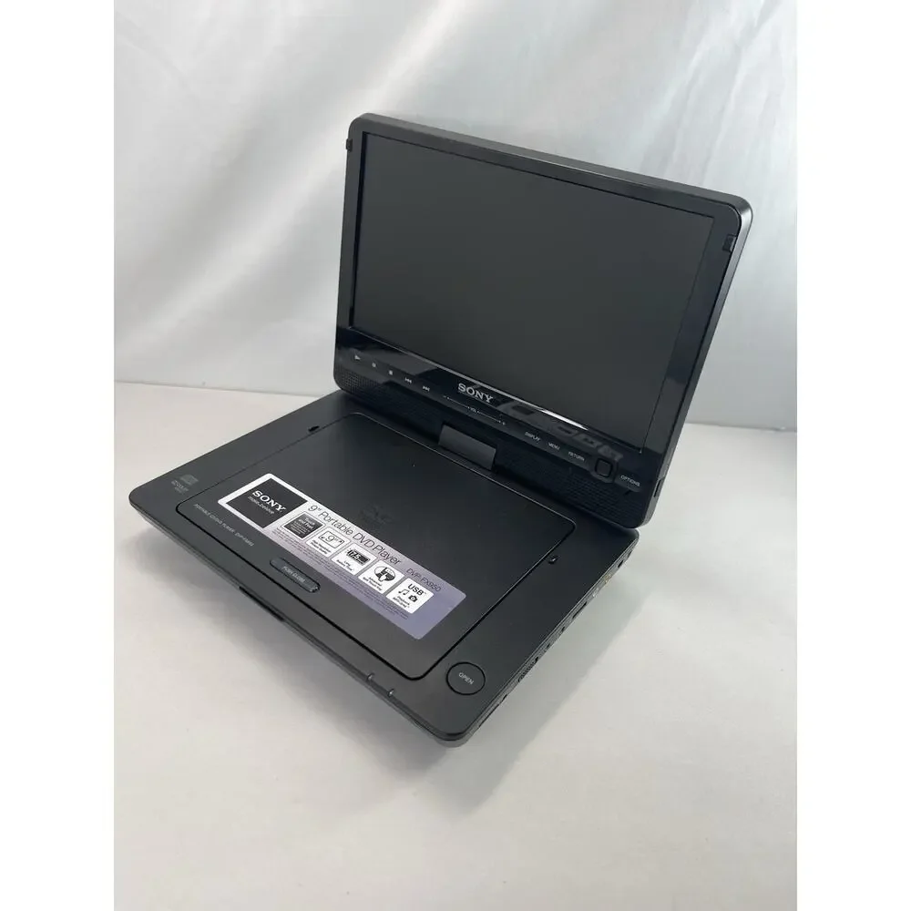 Sony DVP-FX950 9” Portable DVD Player Remote + Car Charger Cables